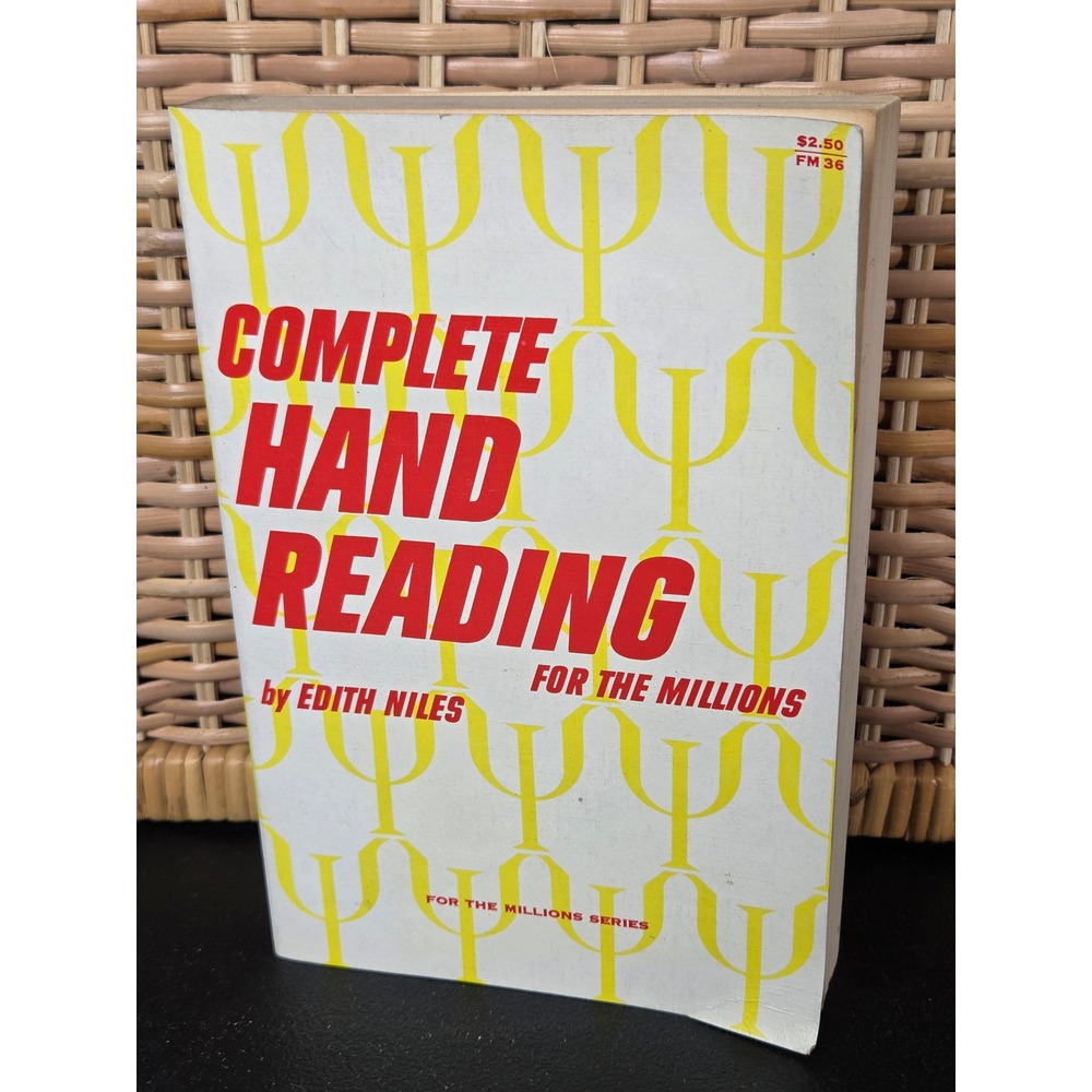 Complete‎ Hand Reading Edith Niles 1970 First Printing For the Millions Series